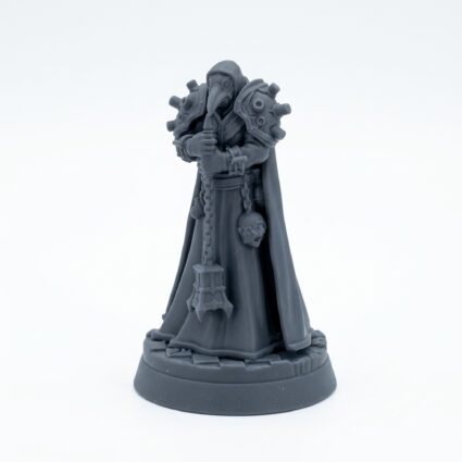Contrition Priest F - Gray Resin 3D Printed Miniature