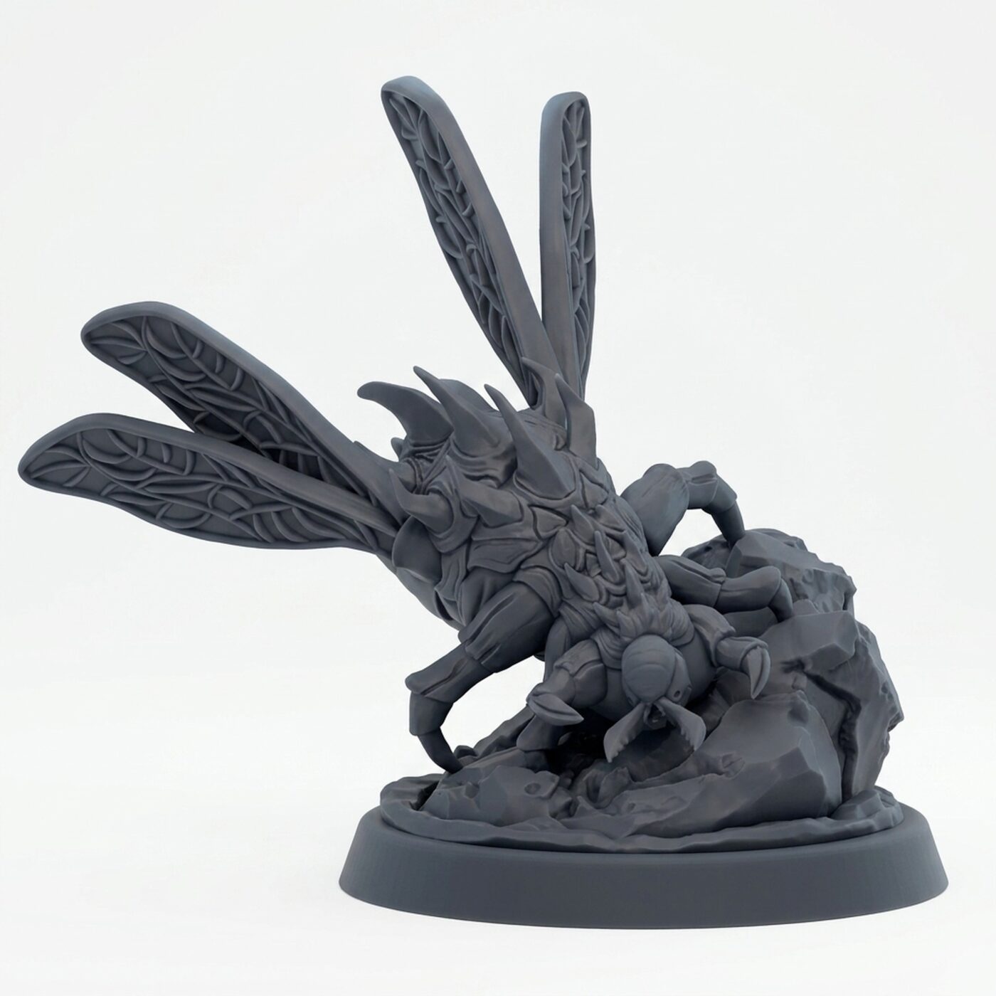 Corpse Bloater A - Gray Resin 3D Printed Miniature