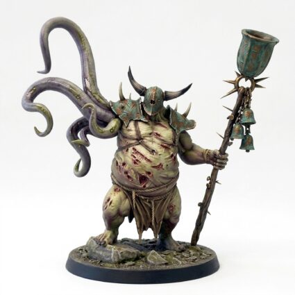Corrupt Executioner Staff - Painted 3D Printed Miniature