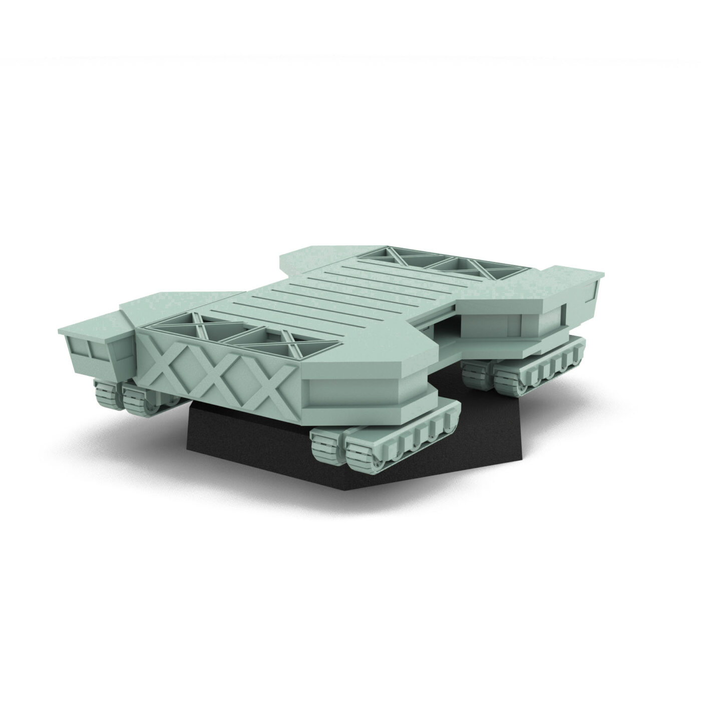 Crawler Transport – Sci-Fi Vehicle Miniature 3D Printed Mech Miniature