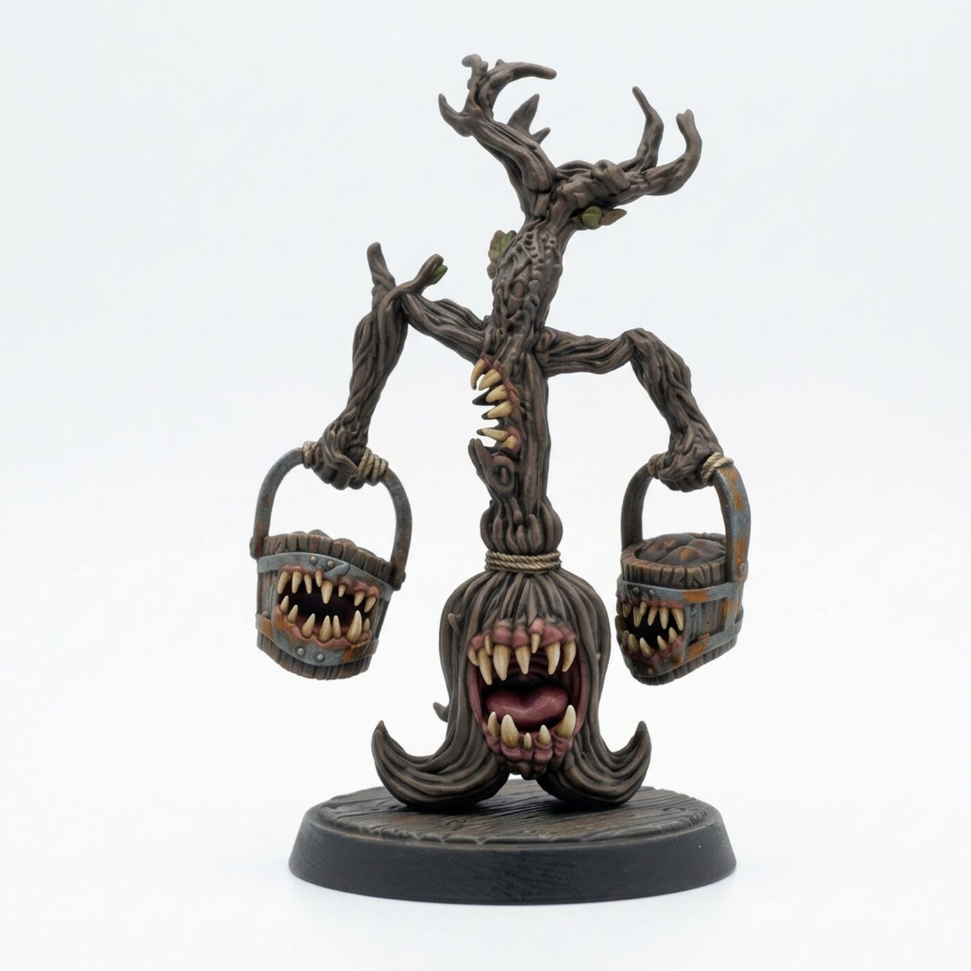 Crazed Broom A - Painted 3D Printed Miniature