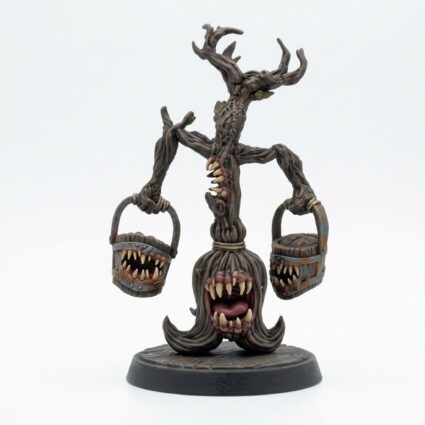 Crazed Broom A - Painted 3D Printed Miniature