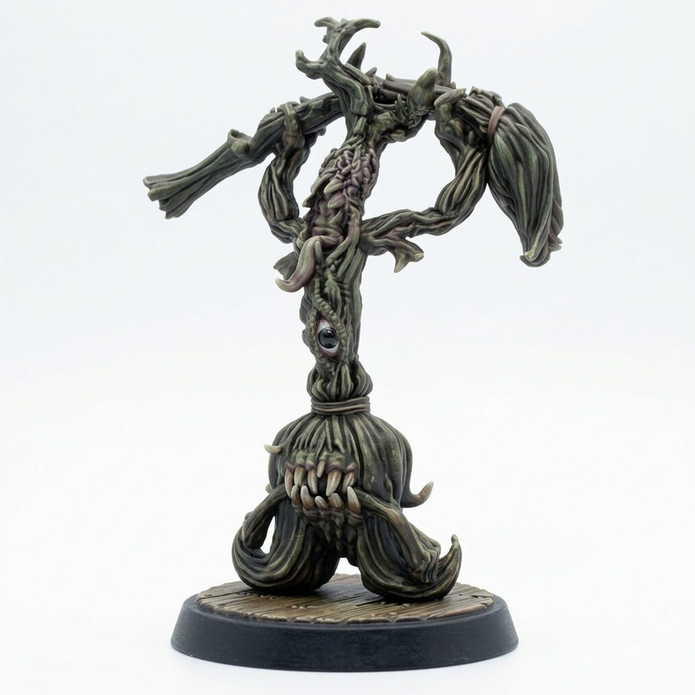 Crazed Broom D - Painted 3D Printed Miniature