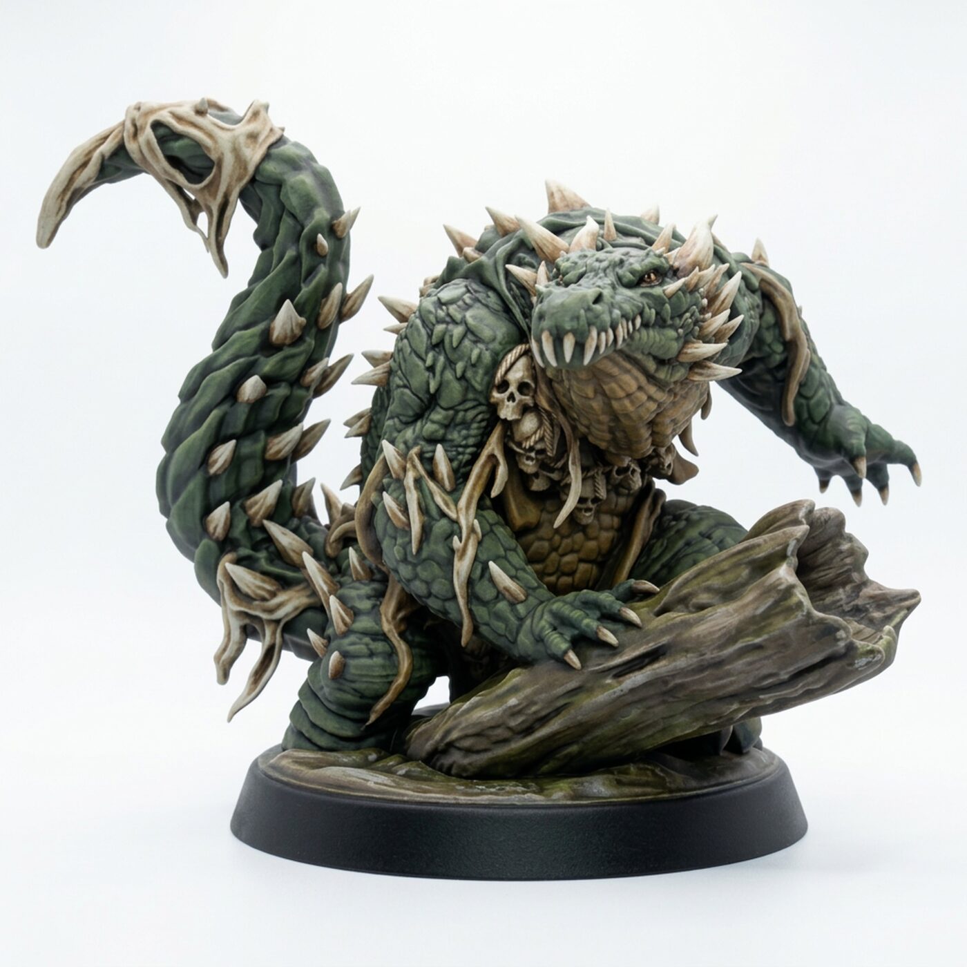 Crocagon C - Painted 3D Printed Miniature