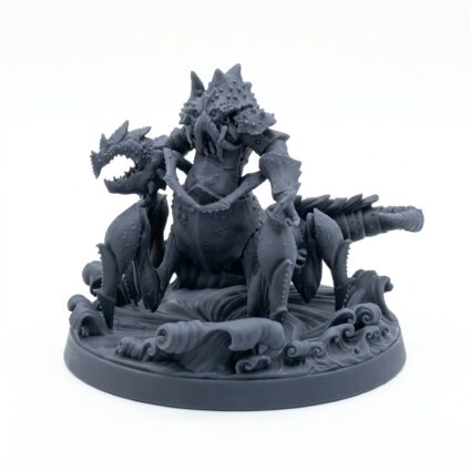 Crustaceans Assault B - Gray Resin 3D Printed Miniature