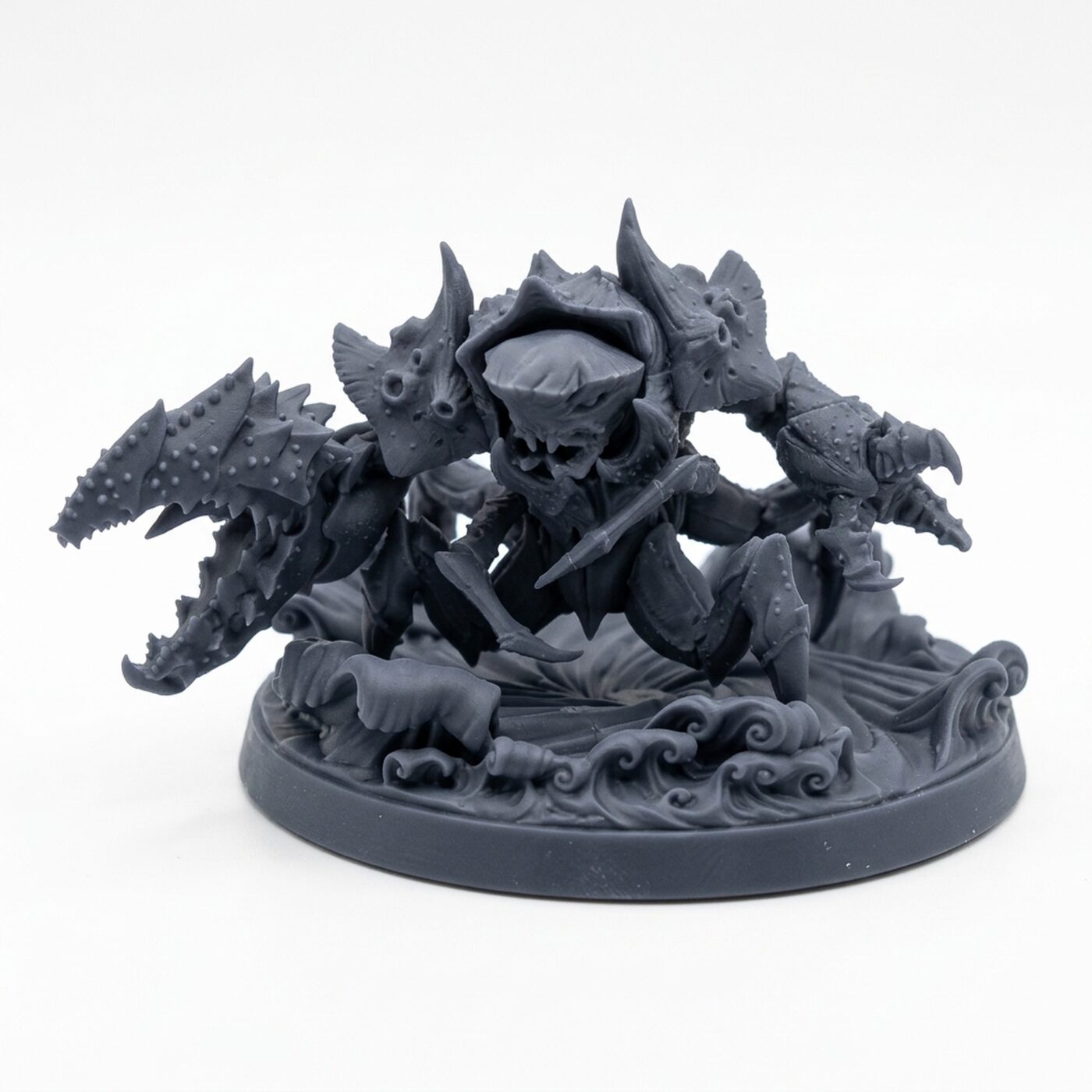 Crustaceans Assault C - Gray Resin 3D Printed Miniature