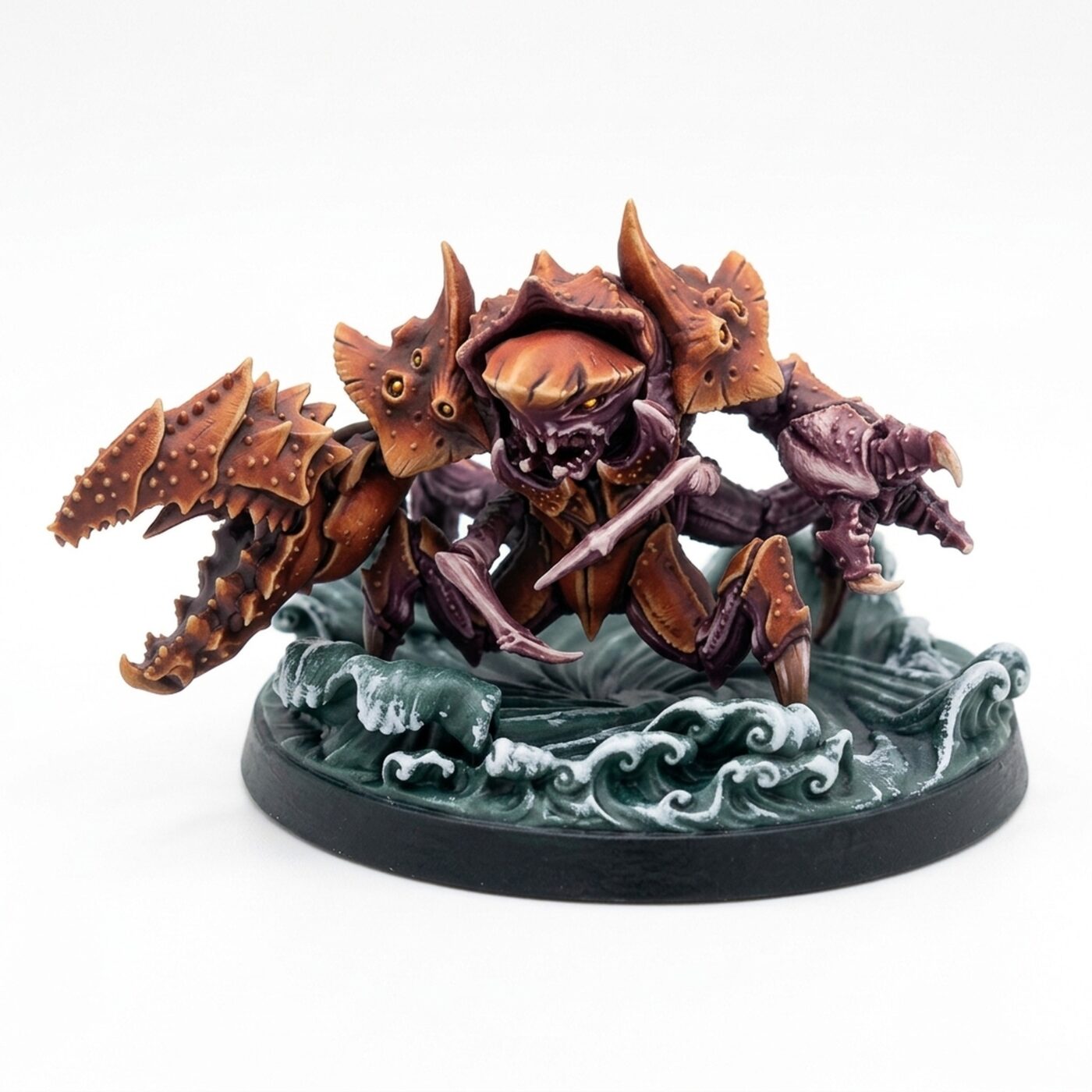 Crustaceans Assault C - Painted 3D Printed Miniature