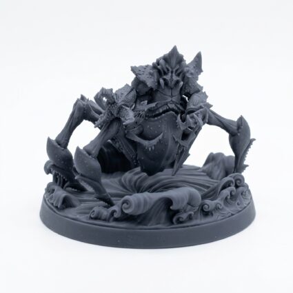 Crustaceans Assault E - Gray Resin 3D Printed Miniature