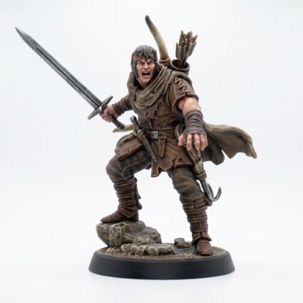 Cutthroat Bandit A - Painted 3D Printed Miniature