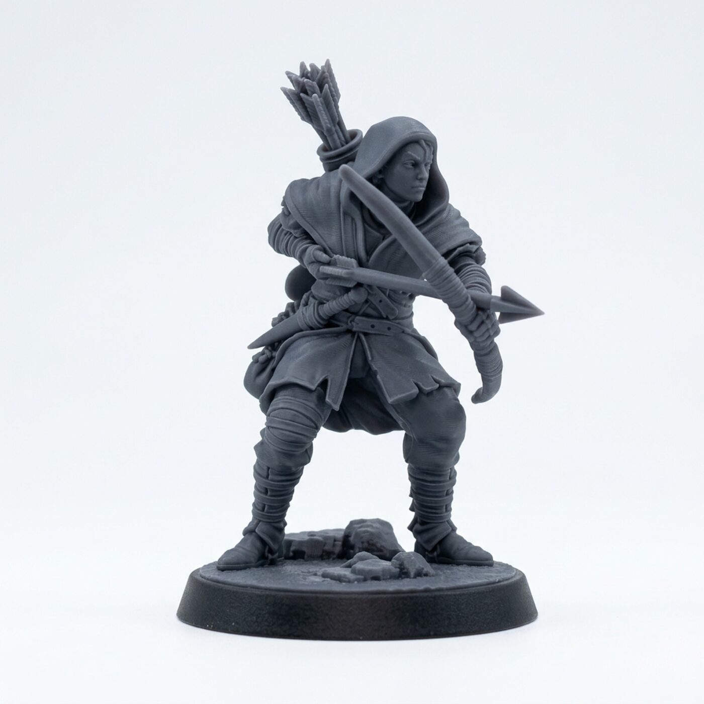 Cutthroat Bandit C - Gray Resin 3D Printed Miniature