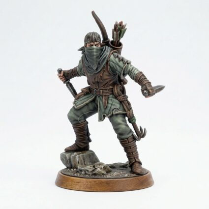 Cutthroat Bandit 4 Masked - Painted 3D Printed Miniature