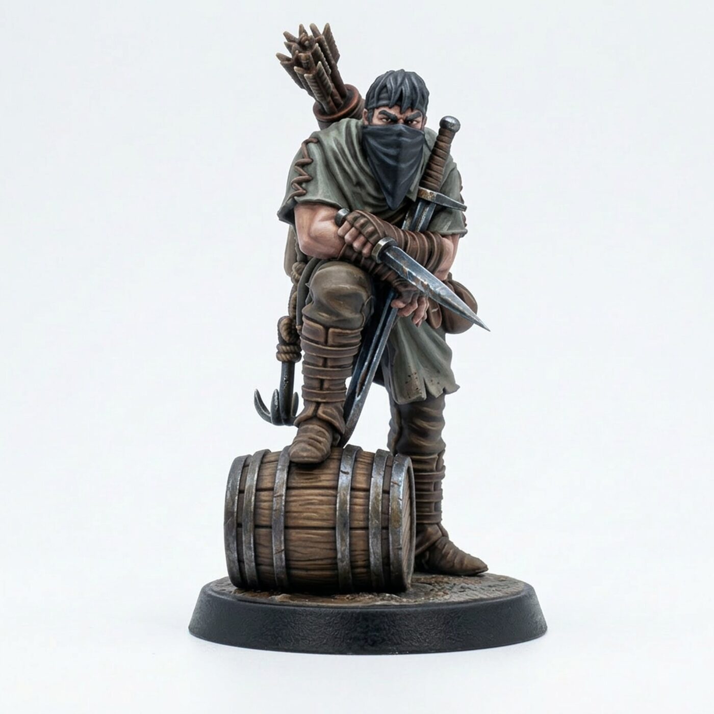 Cutthroat Bandit 5 Masked - Painted 3D Printed Miniature