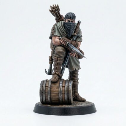 Cutthroat Bandit 5 Masked - Painted 3D Printed Miniature