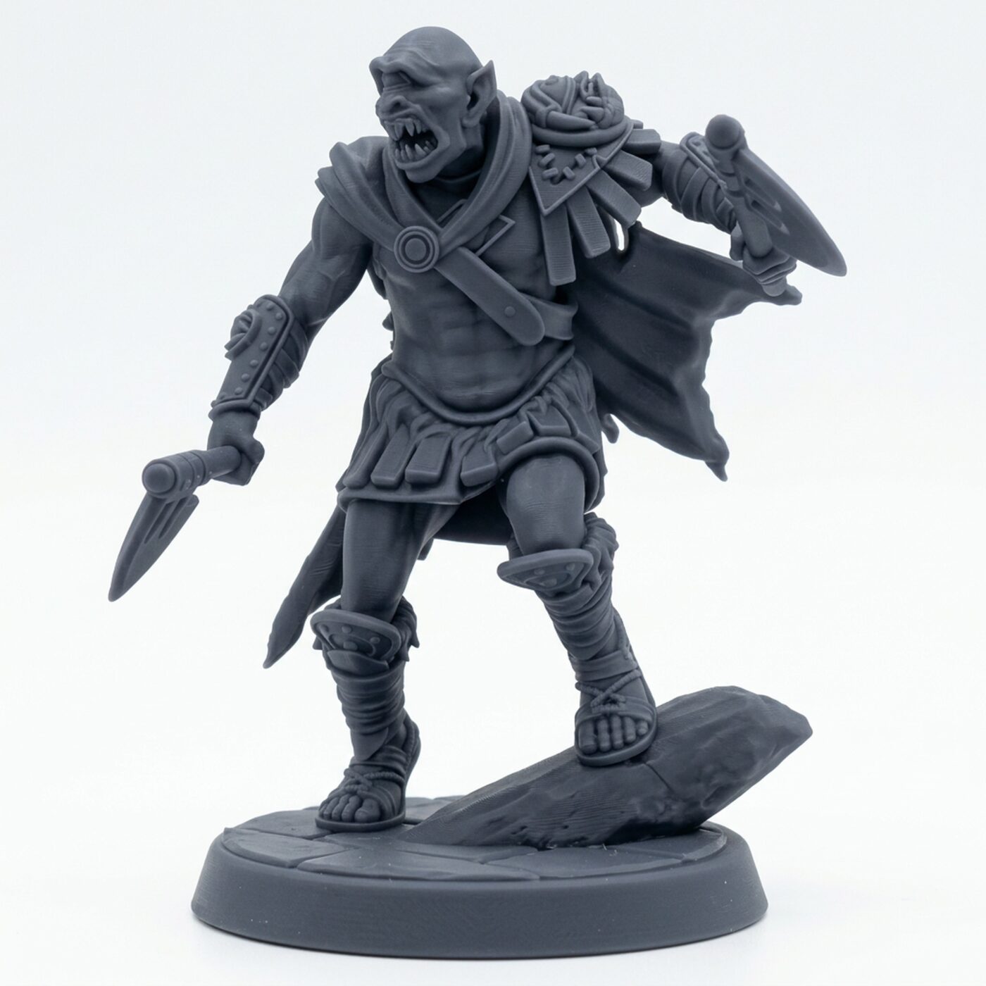 Cyclopean D - Gray Resin 3D Printed Miniature