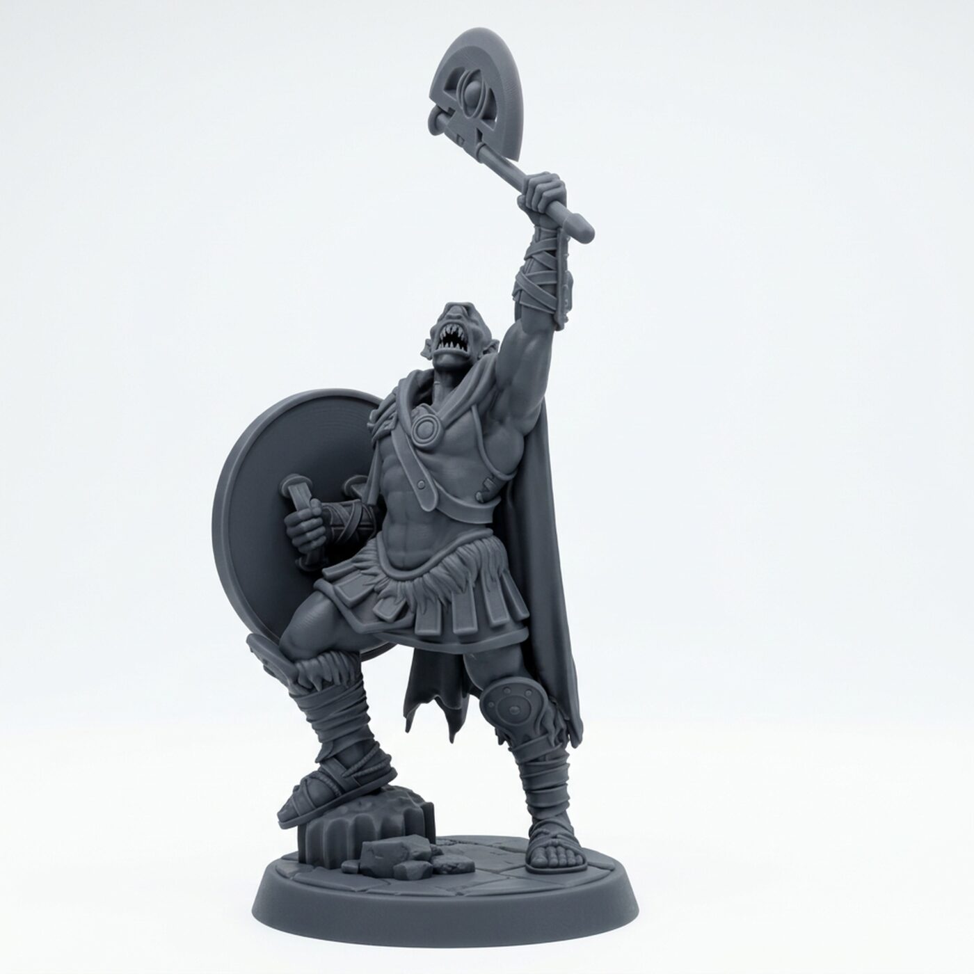 Cyclopean E - Gray Resin 3D Printed Miniature