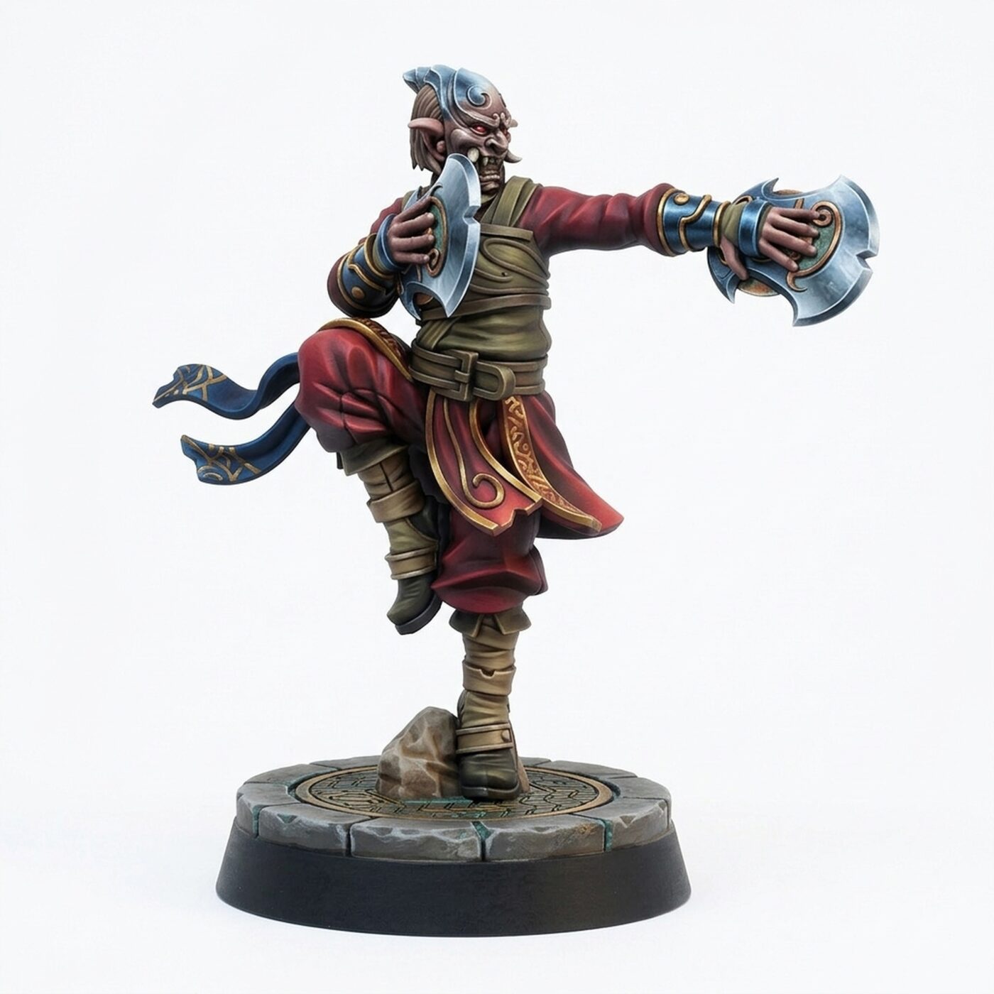 Cymbal Master Bard - Painted 3D Printed Miniature