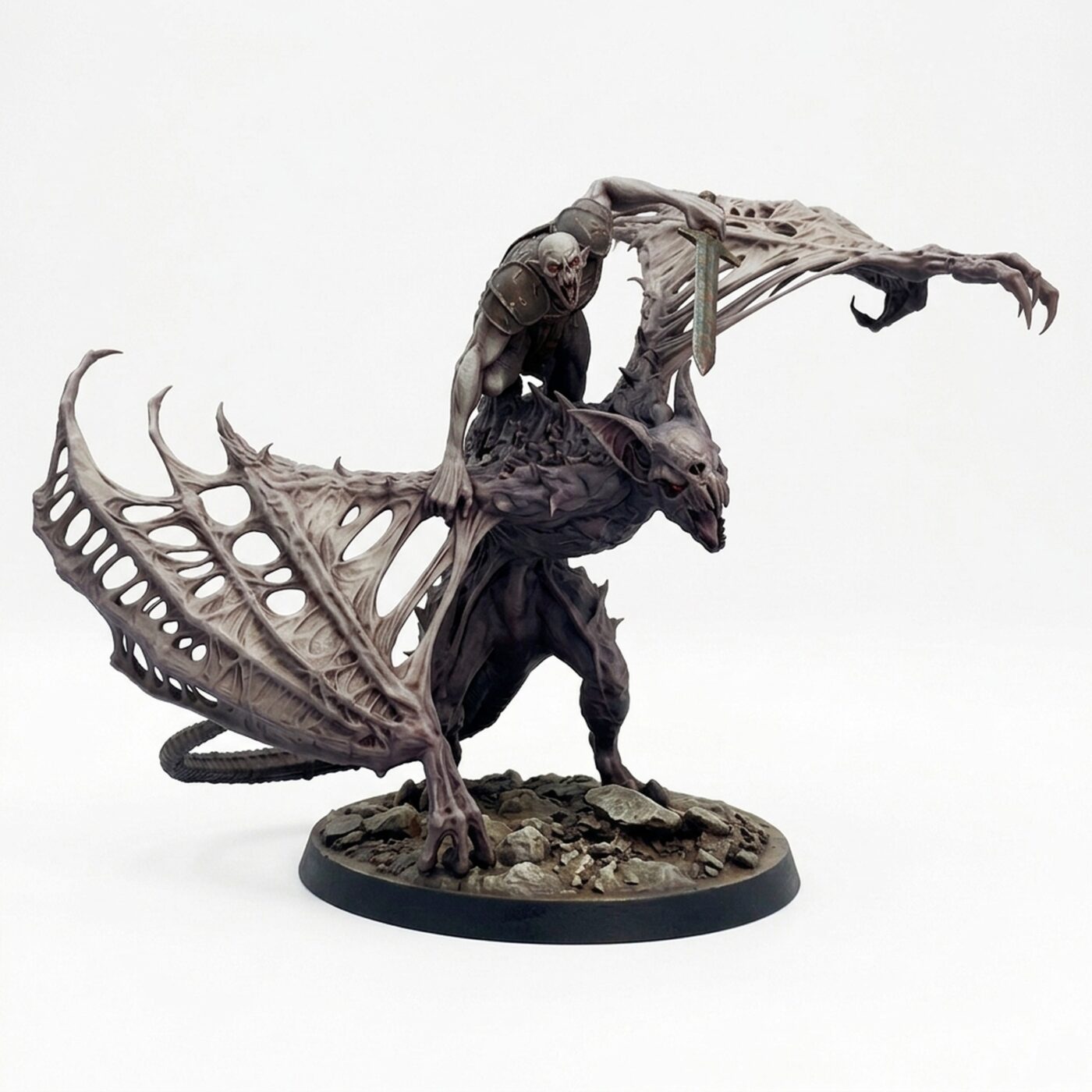 Dabeath Attack Mount - Painted 3D Printed Miniature