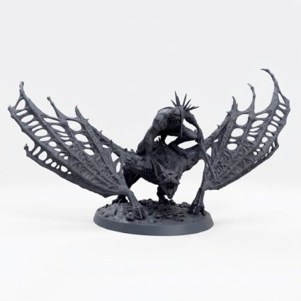 Dabeath Cry Mount - Gray Resin 3D Printed Miniature