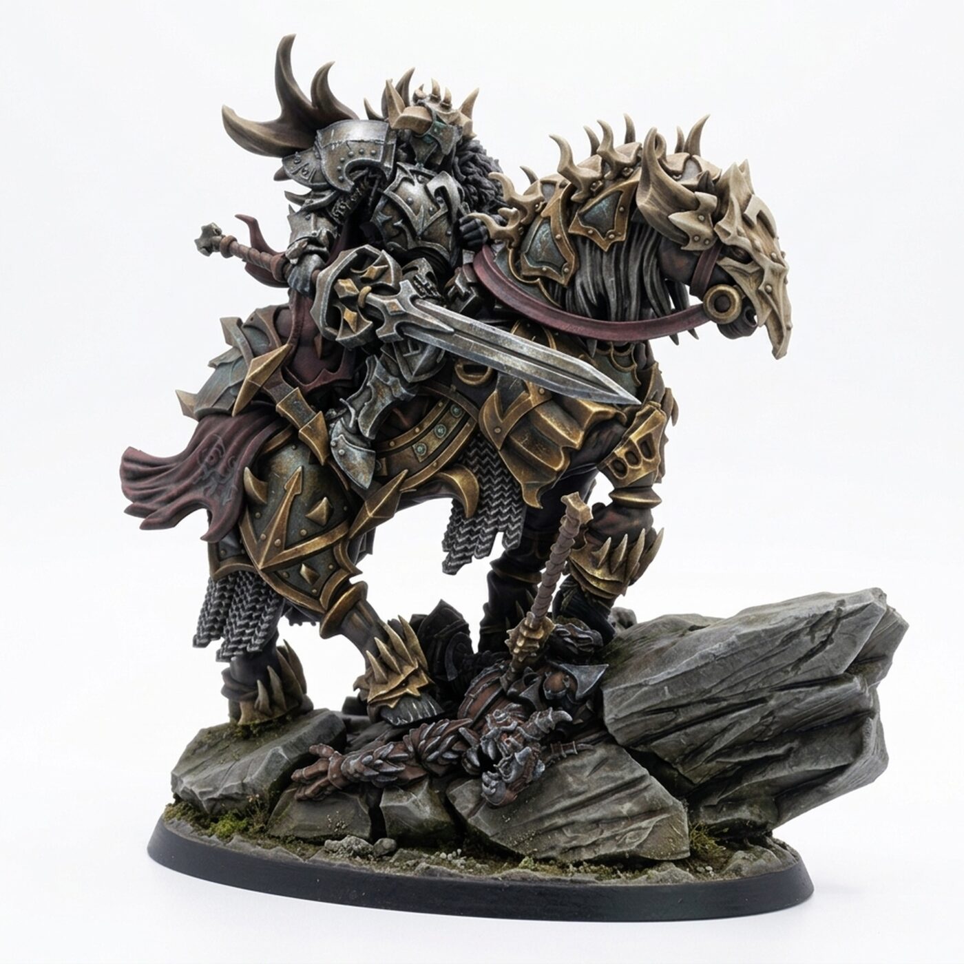 Dark Baron Harkon - Painted 3D Printed Miniature