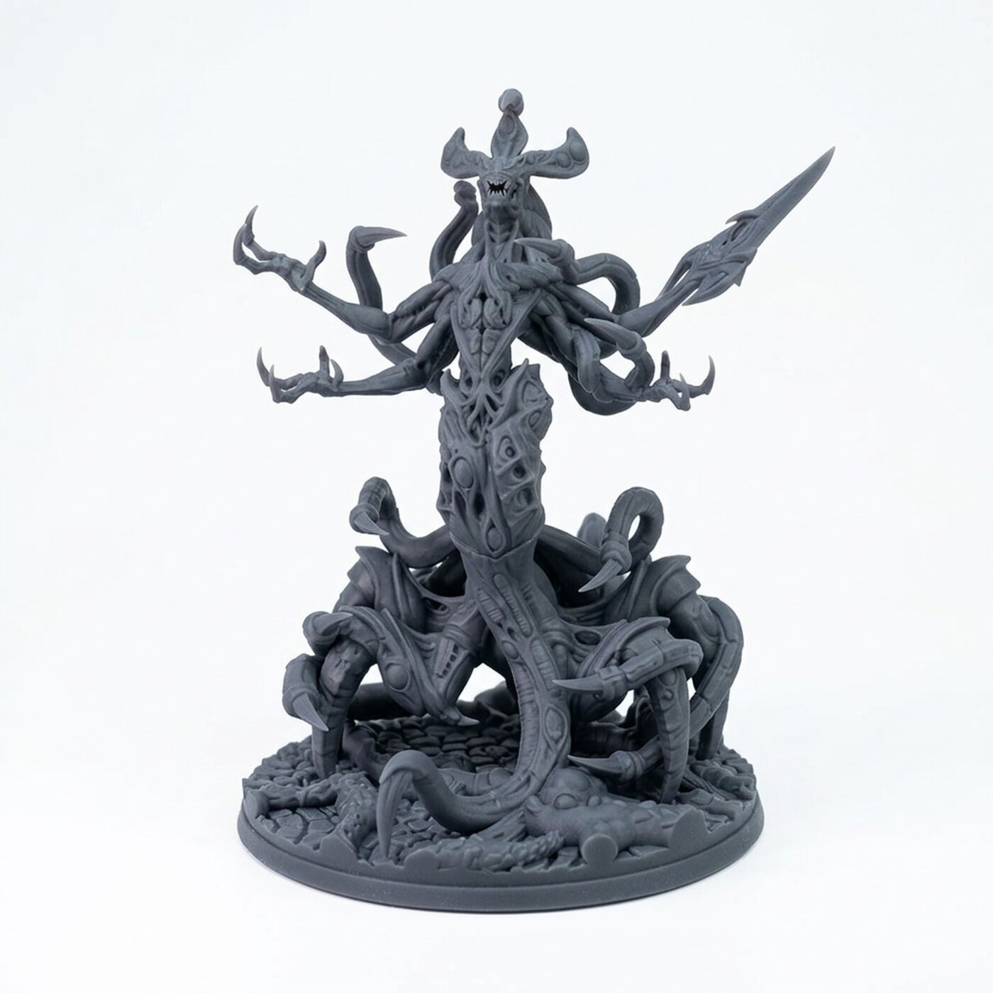 Dark Matriarch A - Gray Resin 3D Printed Miniature