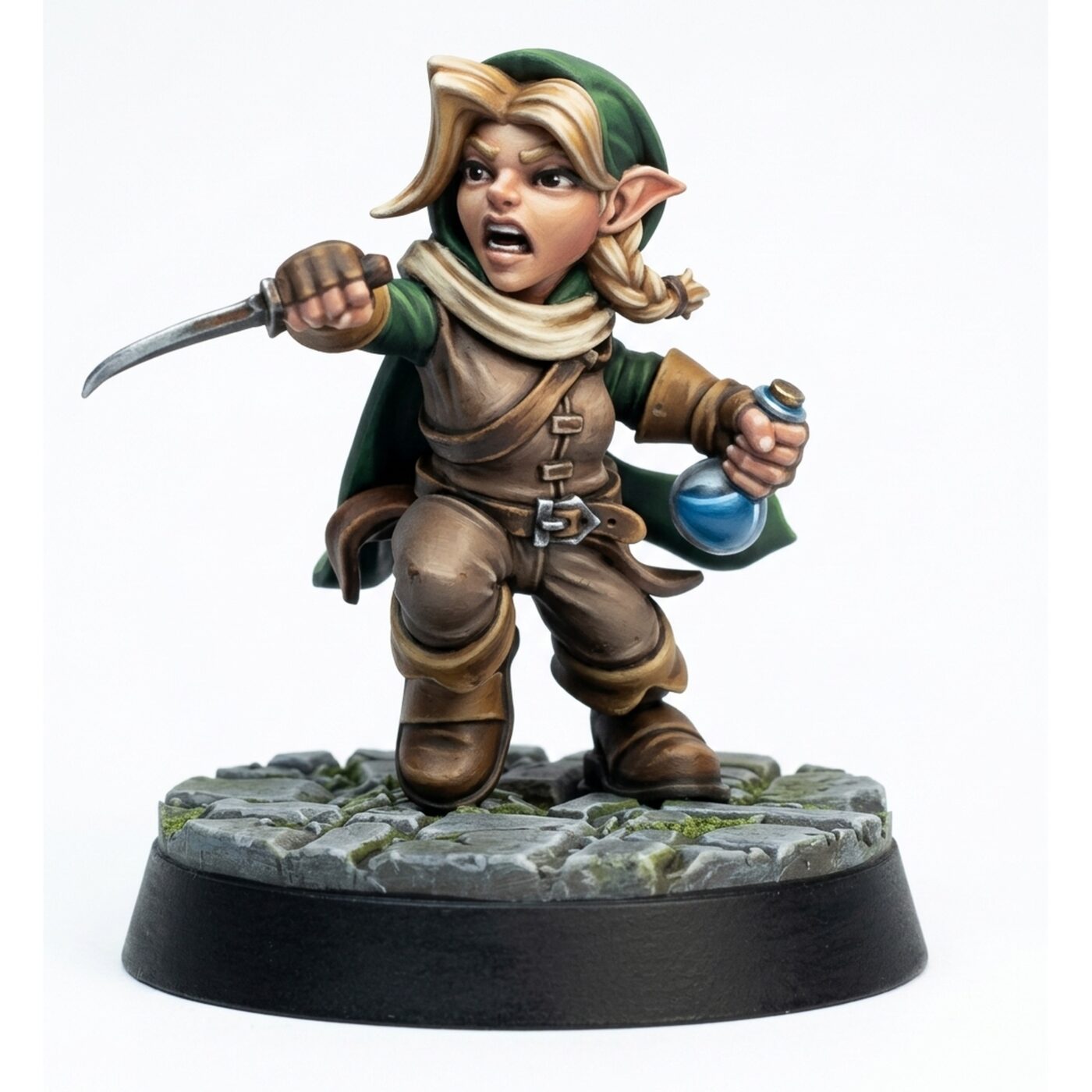 Dashing With Blade - Painted 3D Printed Miniature