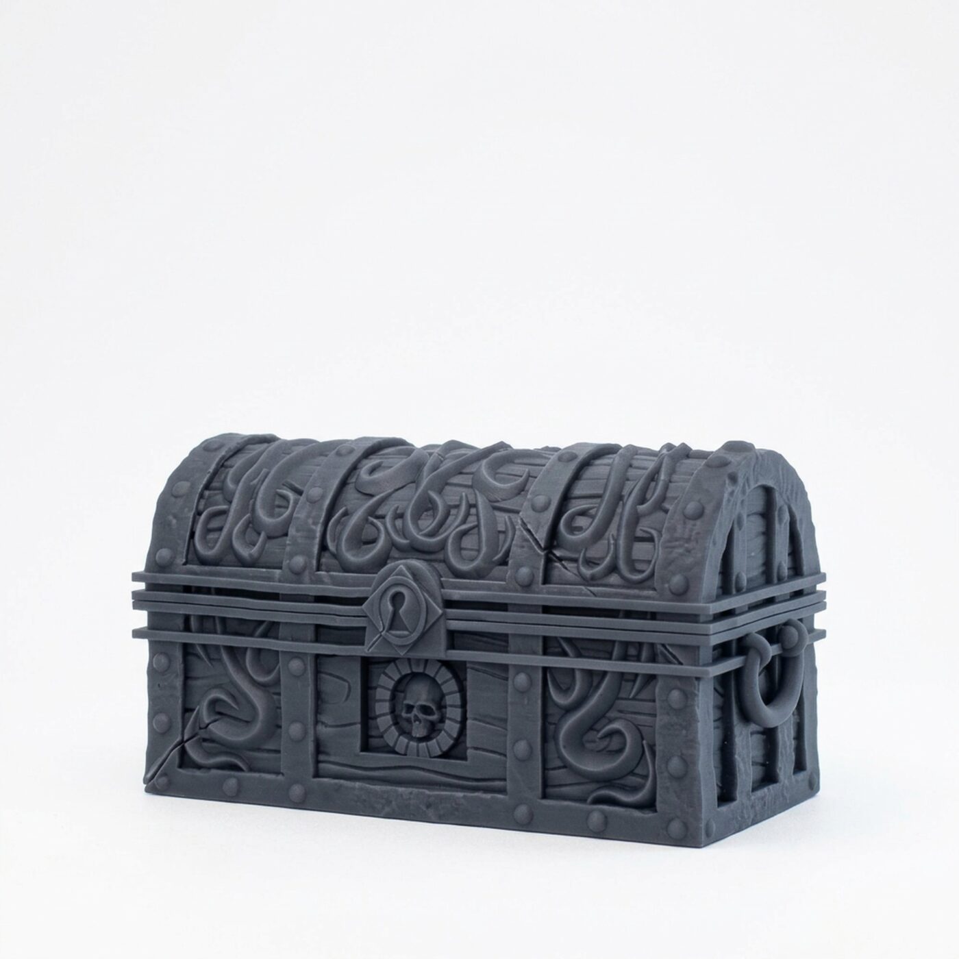 Dead Mans Chest - Gray Resin 3D Printed Miniature