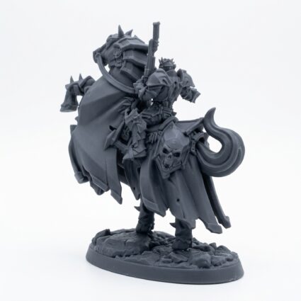 Deathrider Horse D - Gray Resin 3D Printed Miniature