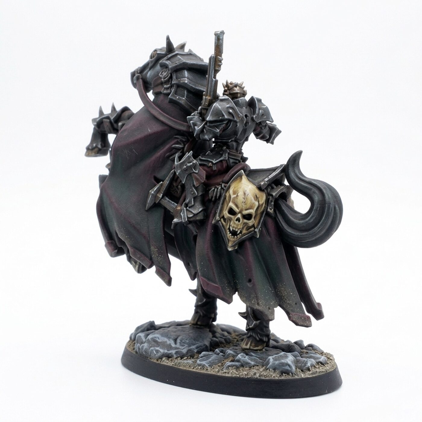 Deathrider Horse D - Painted 3D Printed Miniature