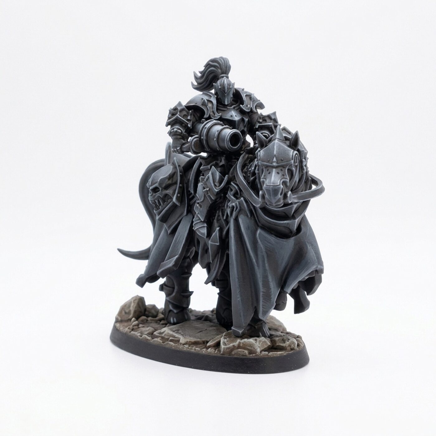 Deathrider Horse E - Painted 3D Printed Miniature