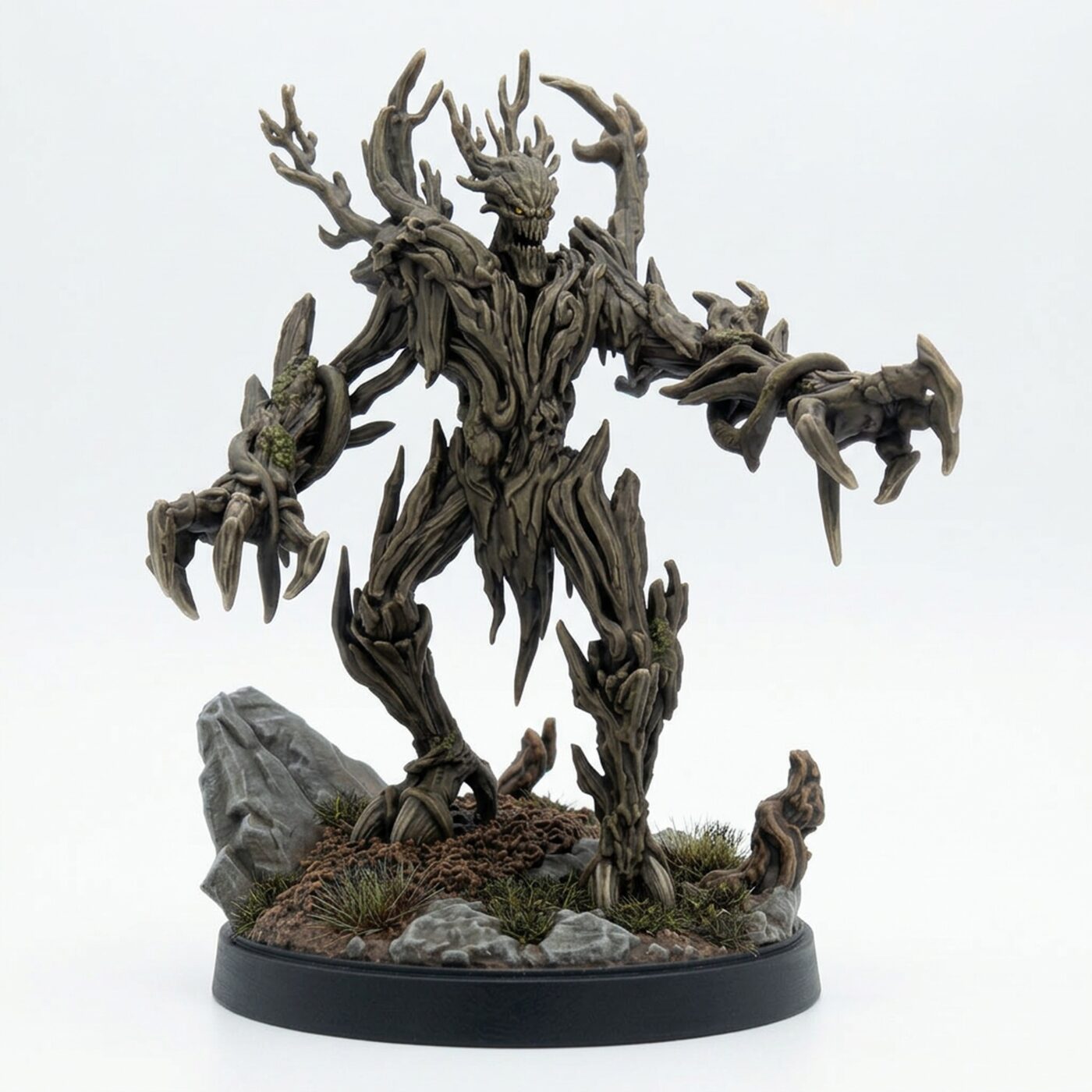 Deathroot Stalker 01 V B - Painted 3D Printed Miniature