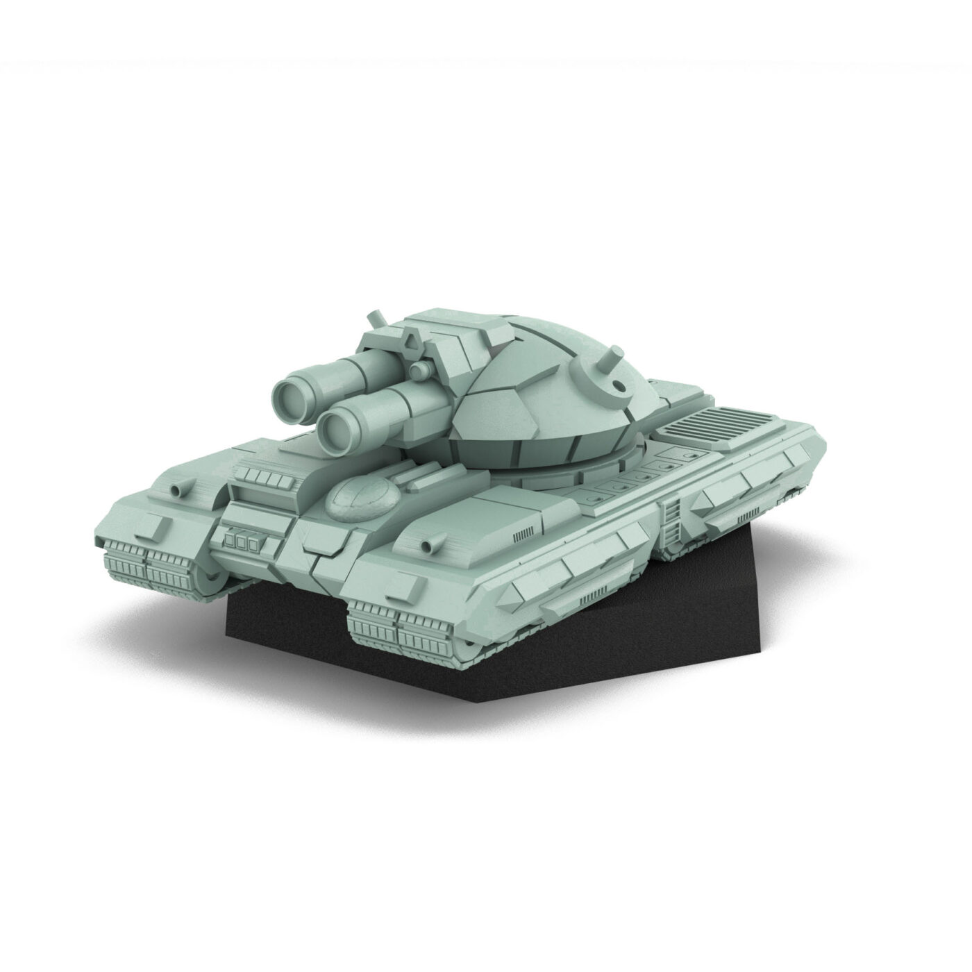 Demolisher Hybrid Hull - Sci-Fi Tank Miniature 3D Printed Mech Miniature