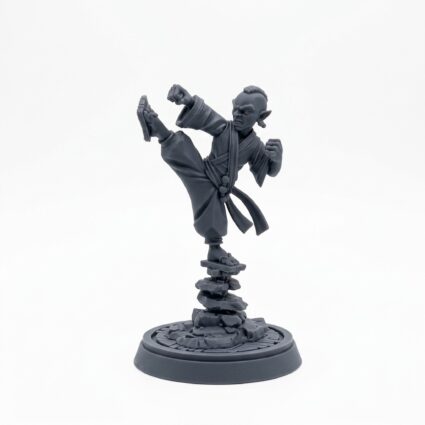 Disciple Balancing - Gray Resin 3D Printed Miniature