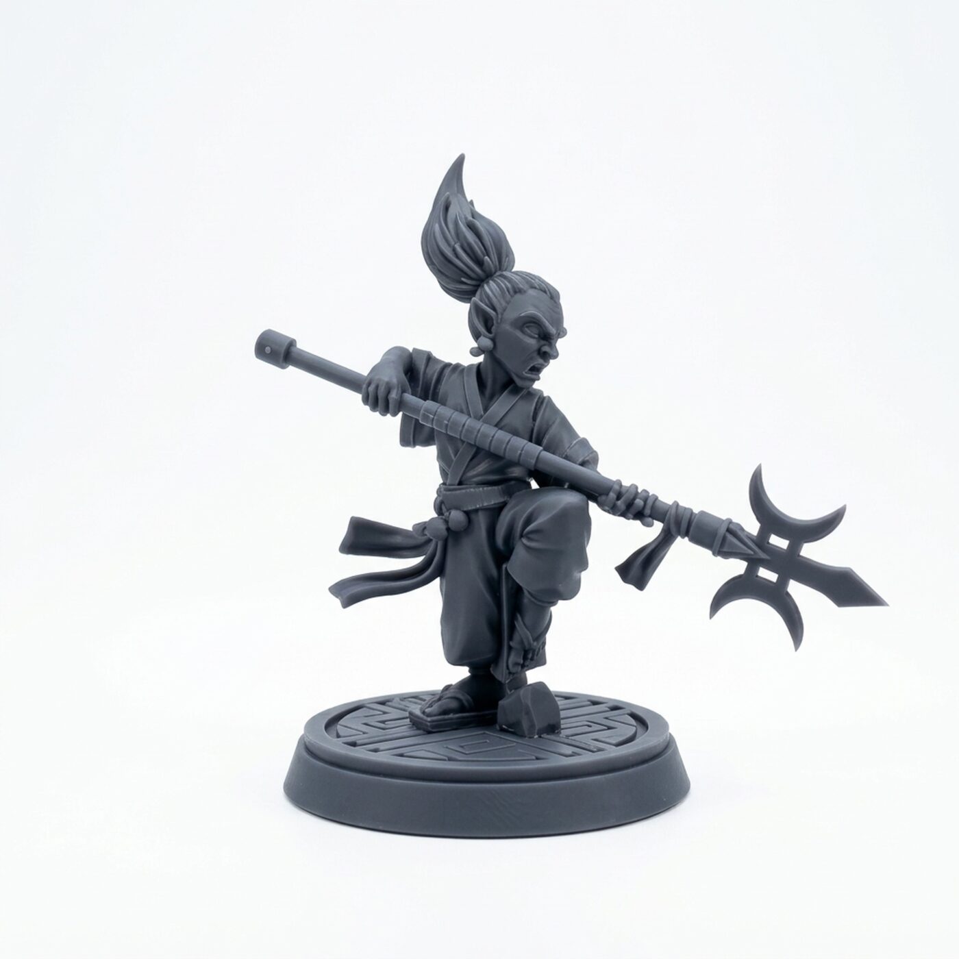 Disciple Stance - Gray Resin 3D Printed Miniature