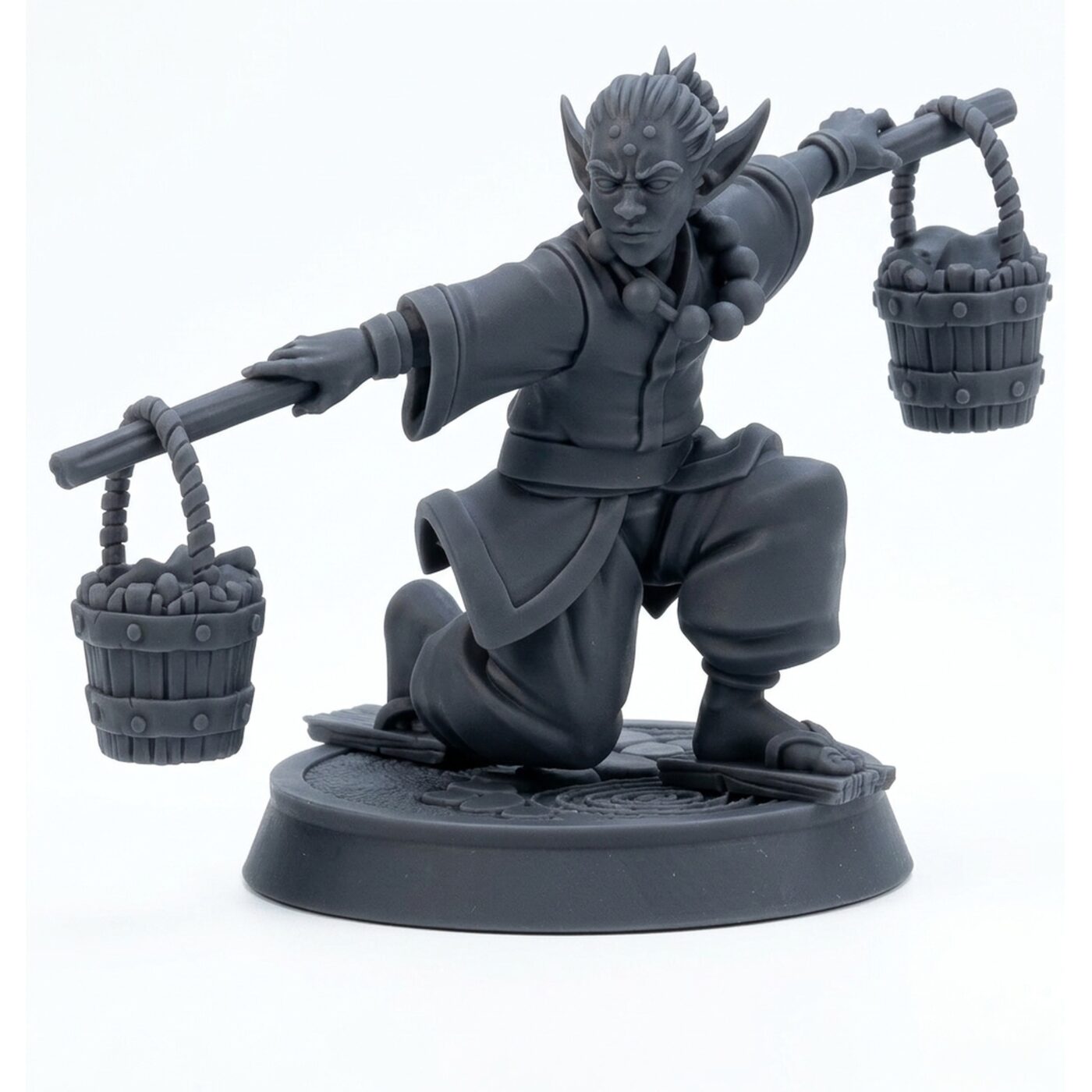 Disciple Training - Gray Resin 3D Printed Miniature