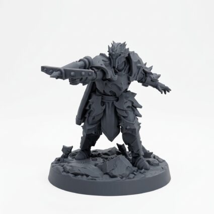 Doomsentry B - Gray Resin 3D Printed Miniature