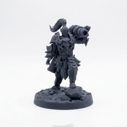 Doomsentry D - Gray Resin 3D Printed Miniature