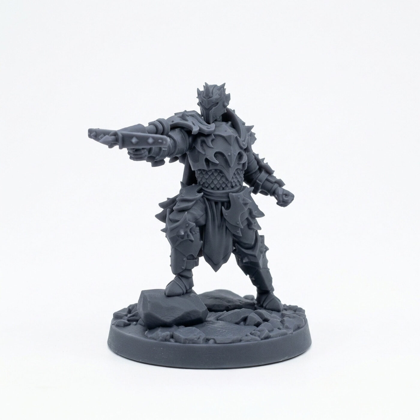 Doomsentry F - Gray Resin 3D Printed Miniature