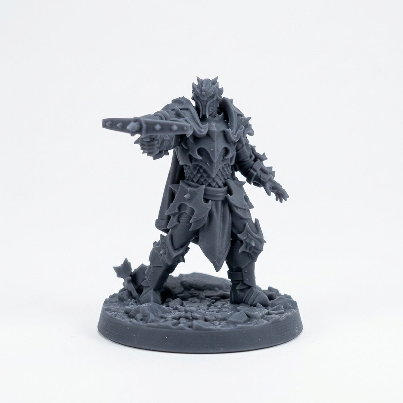 Doomsentry G - Gray Resin 3D Printed Miniature