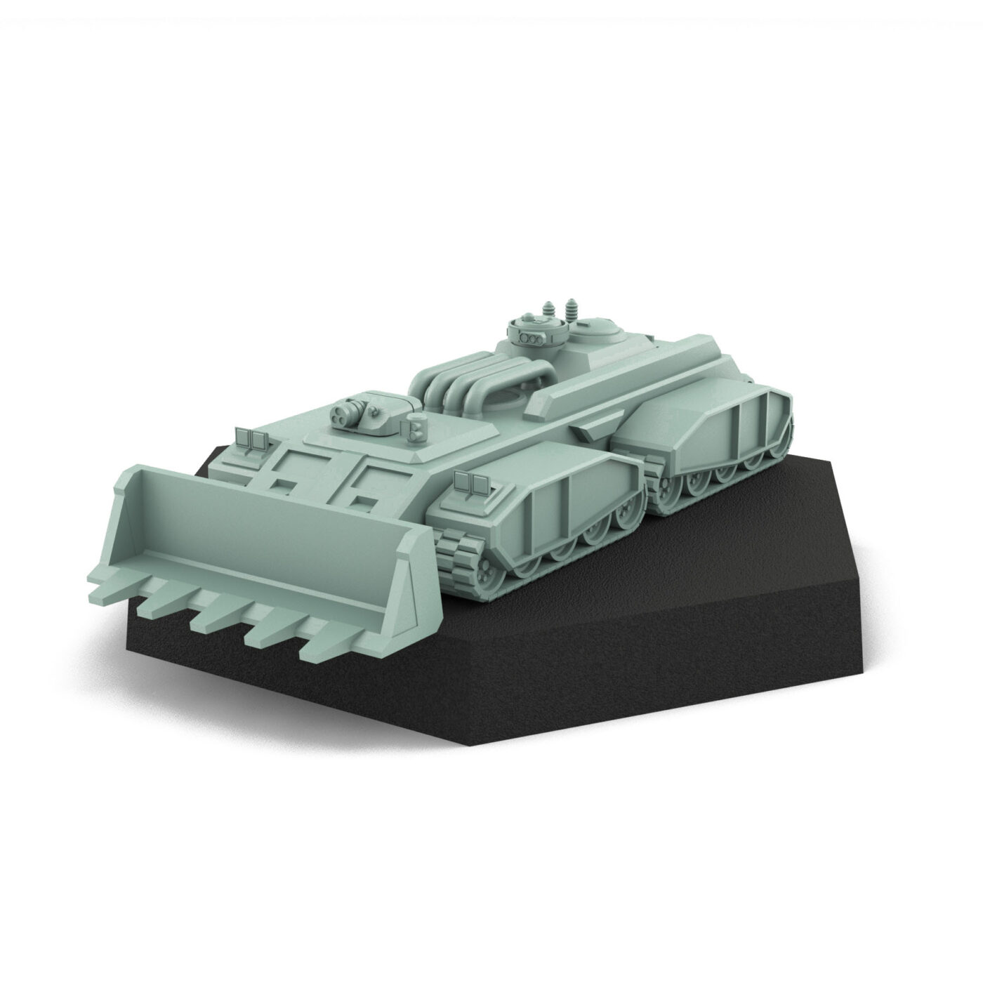 Dozer Combat Engineering Unit (USe Mechs) 3D Printed Mech Miniature