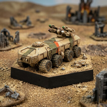 Draco APC Wheeled Painted Mech Miniature