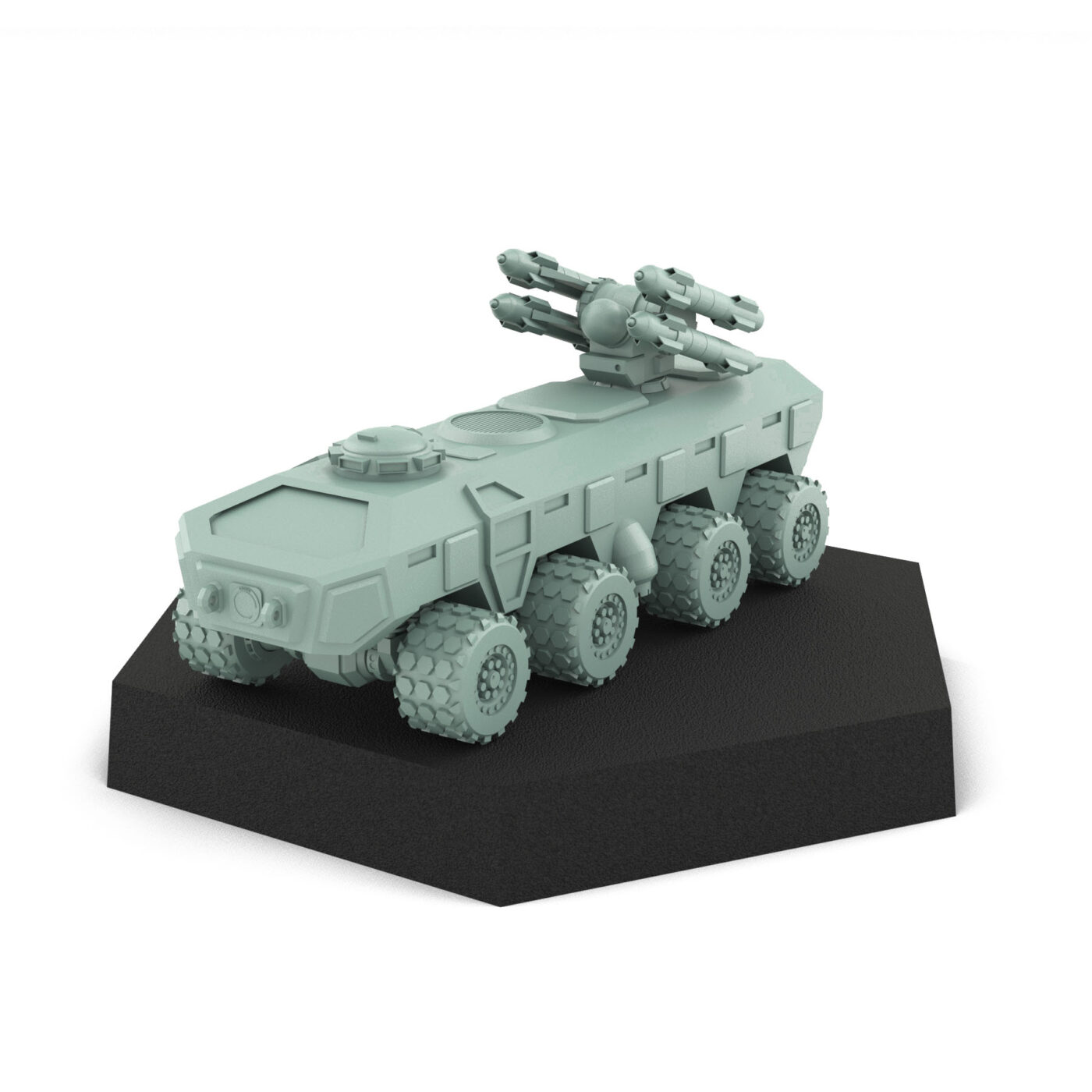 Draco APC Wheeled 3D Printed Mech Miniature