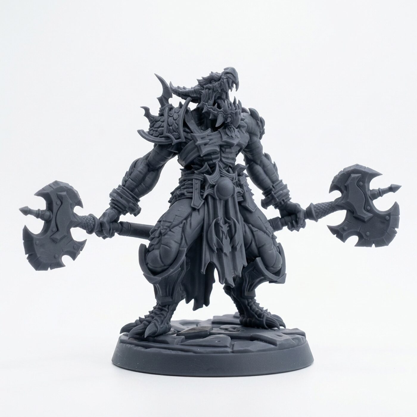 Drakken Marauder B - Gray Resin 3D Printed Miniature