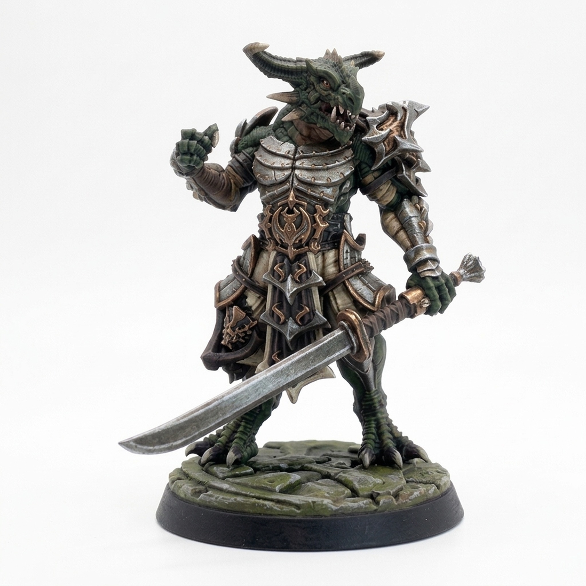 Drakken Protectors A - Painted 3D Printed Miniature