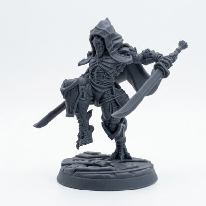 Drakken Protectors C - Gray Resin 3D Printed Miniature