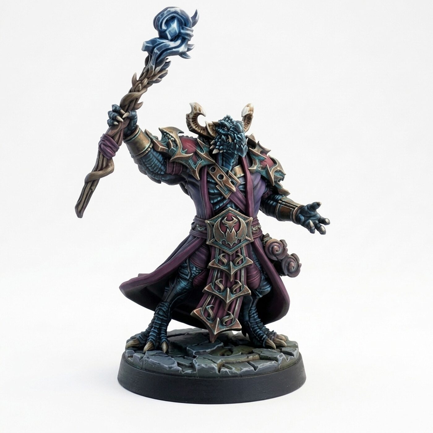 Drakkensagecouncil B - Painted 3D Printed Miniature