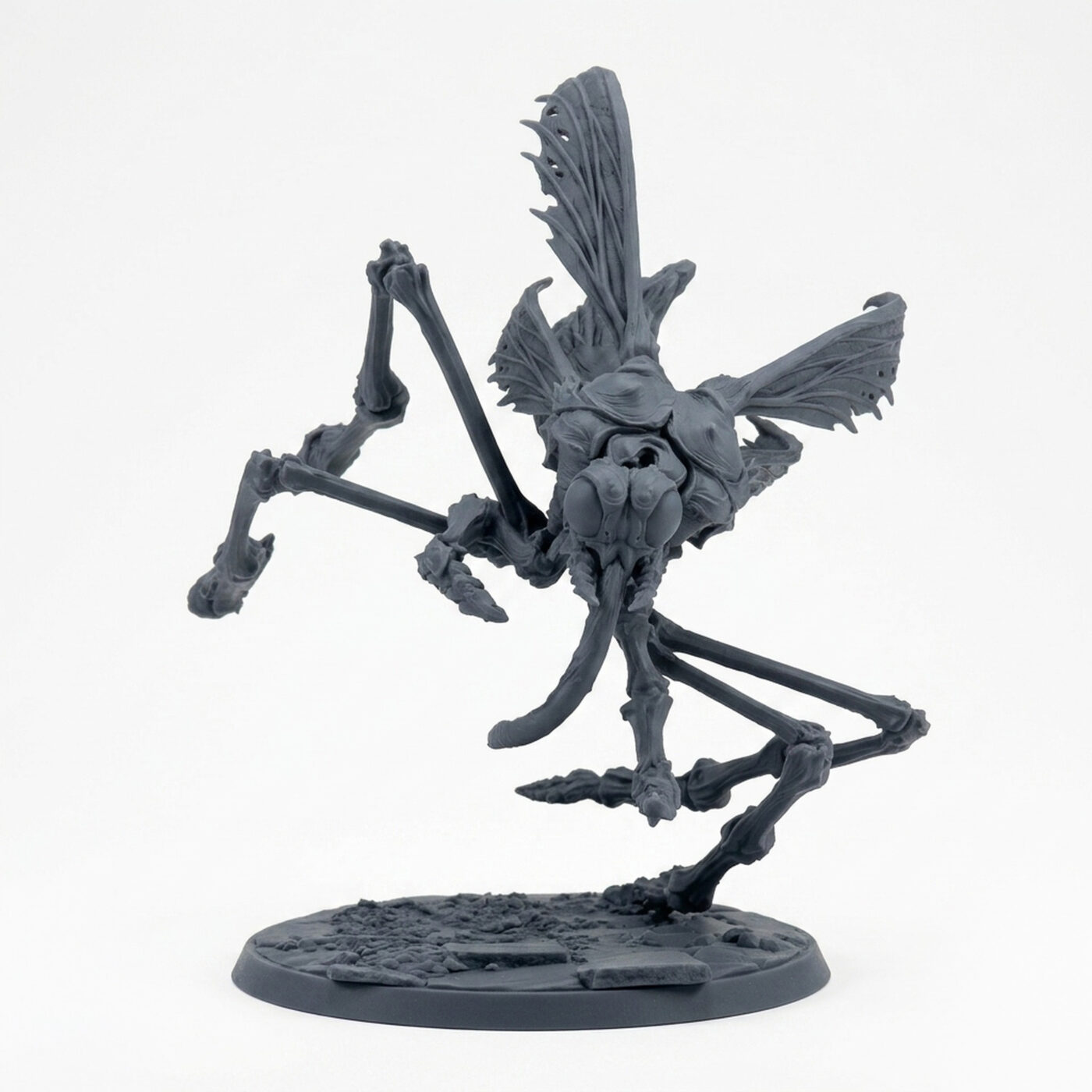 Dravon Assault Wild - Gray Resin 3D Printed Miniature