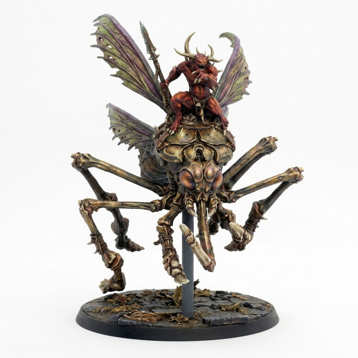 Dravon Cast Mount - Painted 3D Printed Miniature