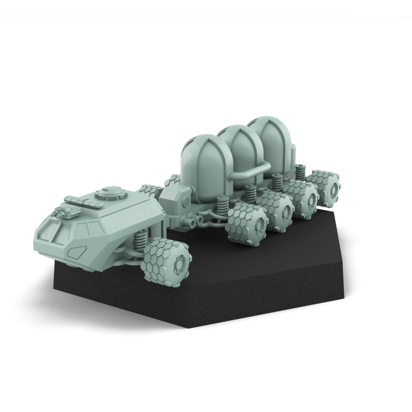 Dromedary Liquid Transport Vaccuum - USe Mechs 3D Print 3D Printed Mech Miniature
