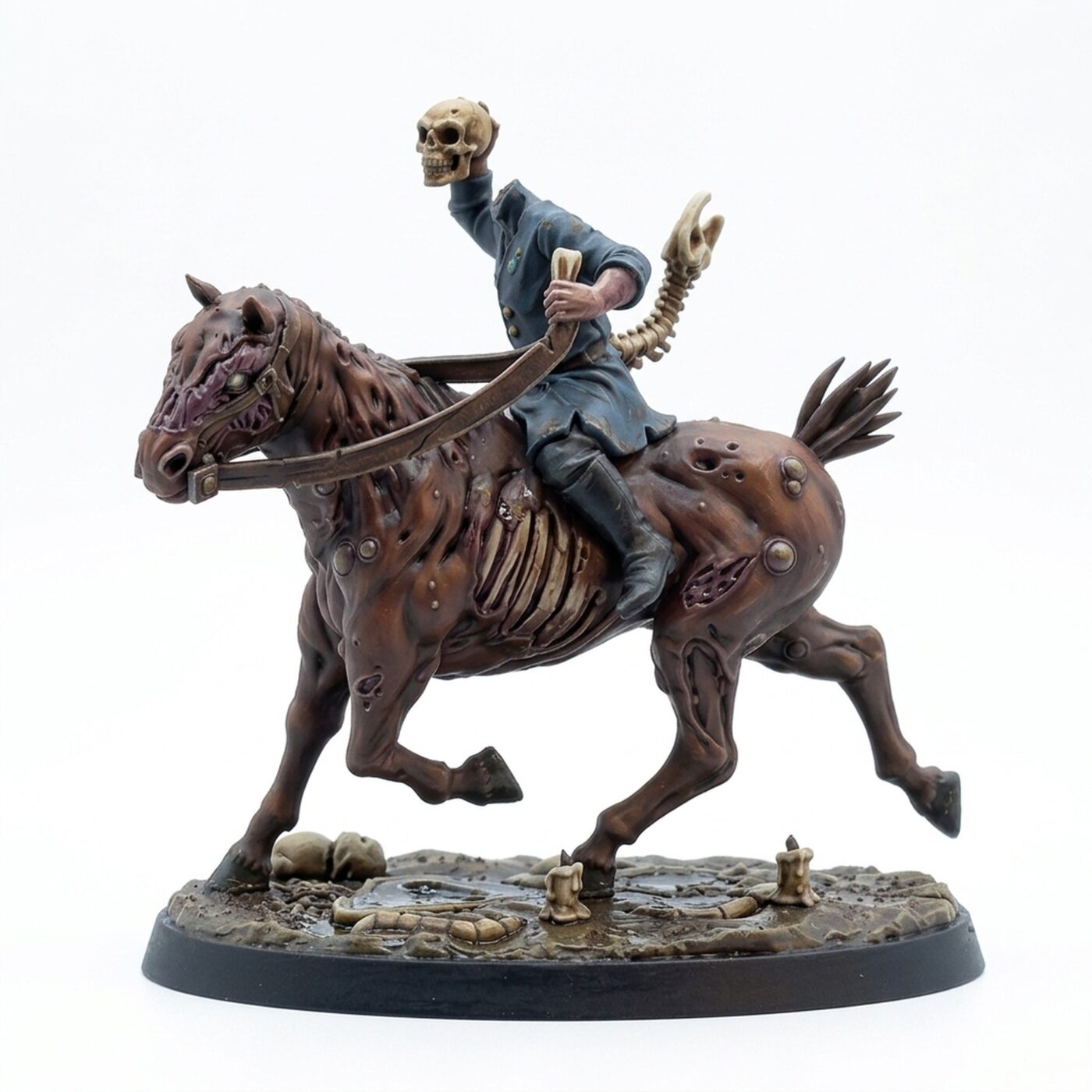 Dullahan Headless Rider A - Painted 3D Printed Miniature