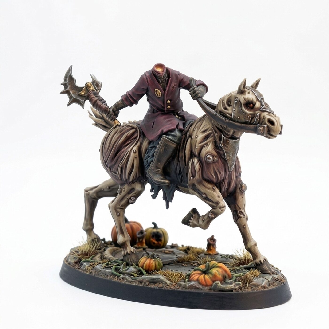 Dullahan Headless Rider B - Painted 3D Printed Miniature